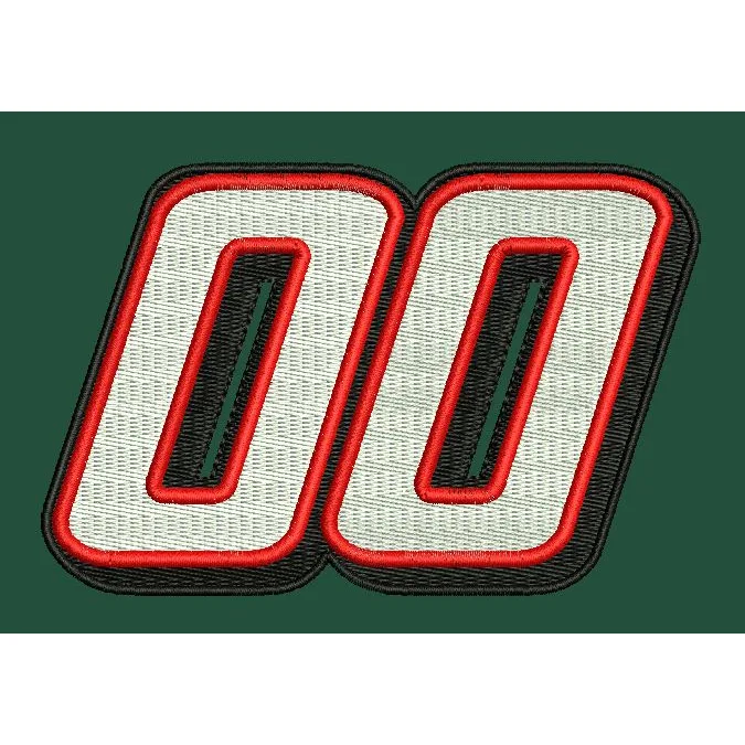 Two Zero Embroidery Design