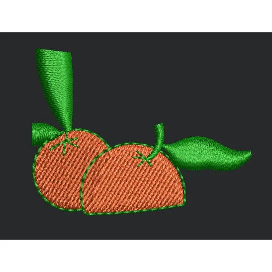Orangs Embroidery Design