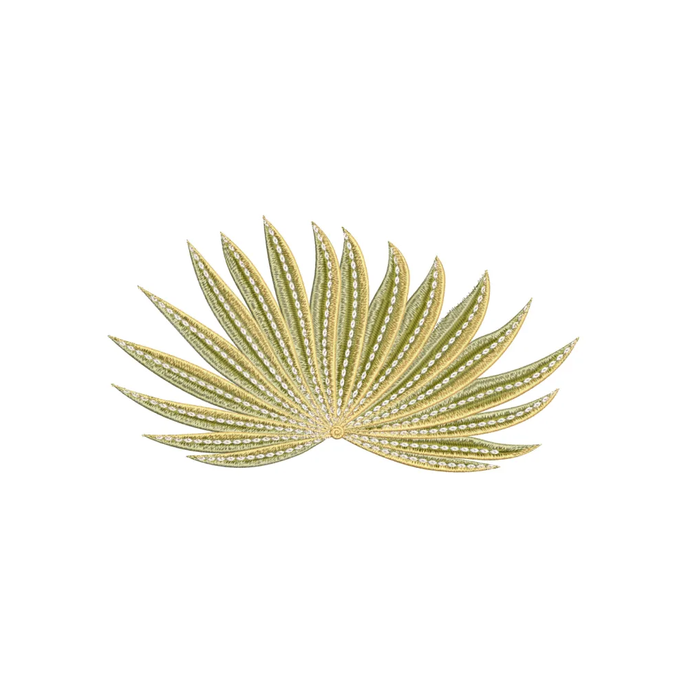 Aloe Vera Embroidery Design
