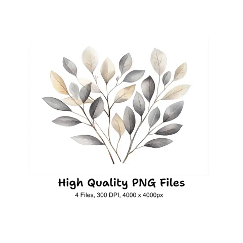 Eucalyptus Branches Clipart Bundle