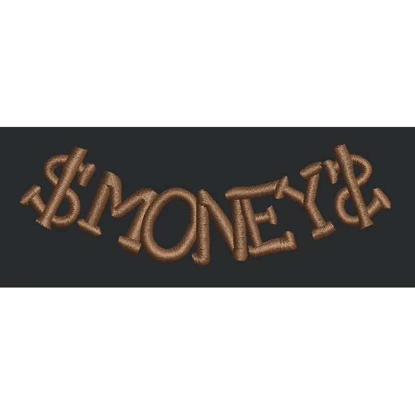 Money Embroidery Design