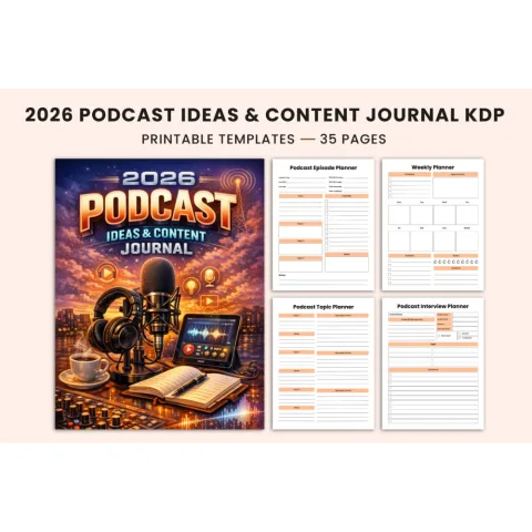 Podcast Ideas Content Journal: Boost Your Creativity