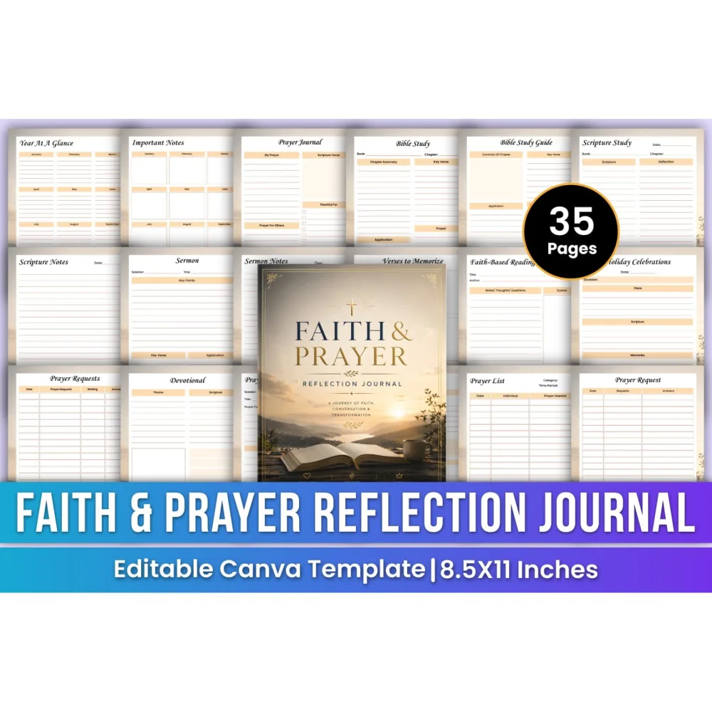 Faith Prayer Reflection Journal