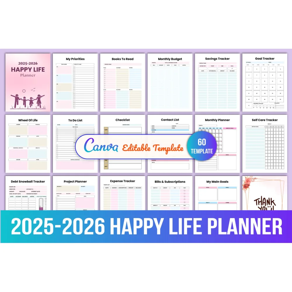 Happy Life Planner