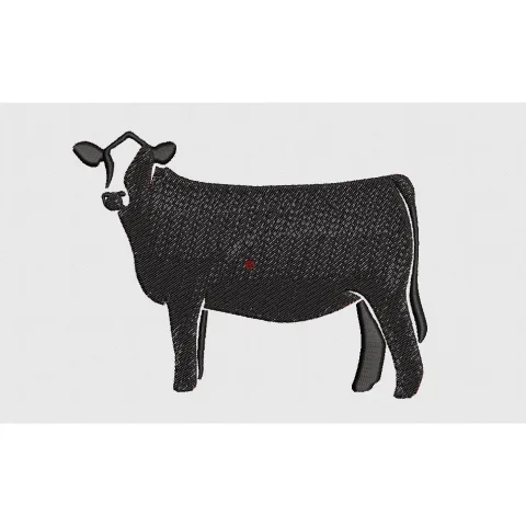 Cow Embroidery Design