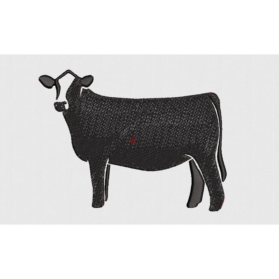 Cow Embroidery Design