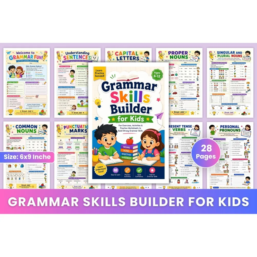 Grammar Skills Builder For Kids