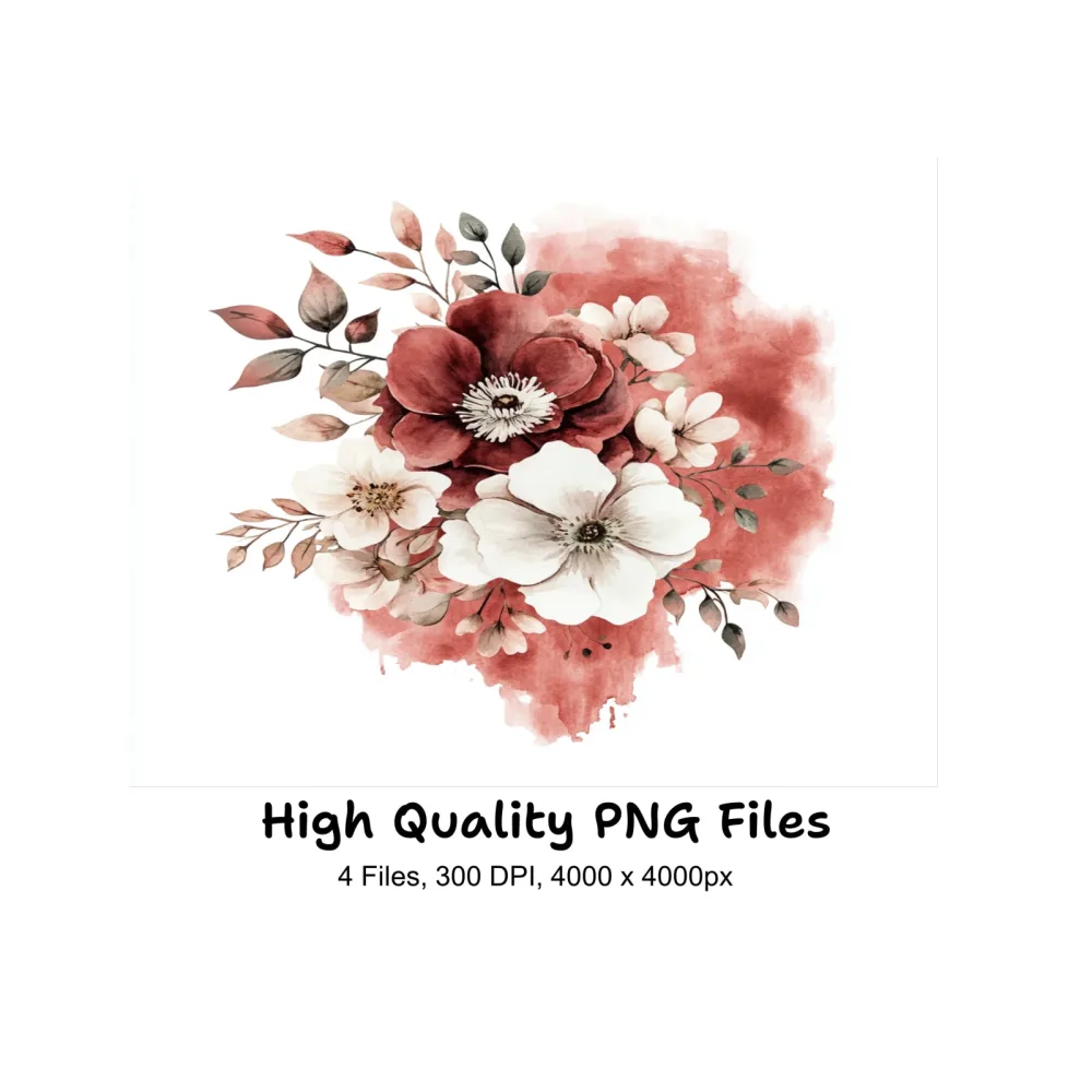 Floral Clipart Bundle