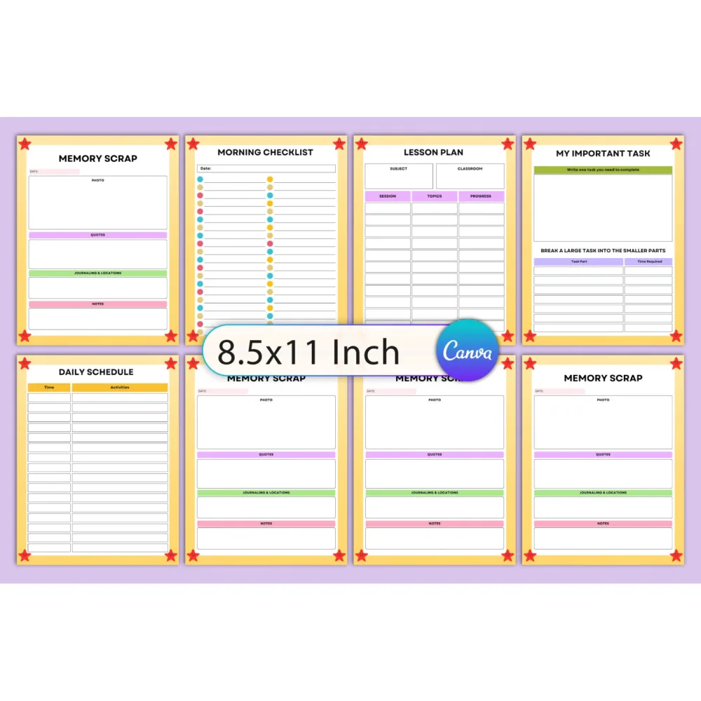 Friendship Planner for Kids