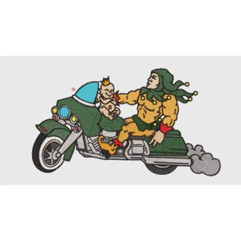 Bike Embroidery Design