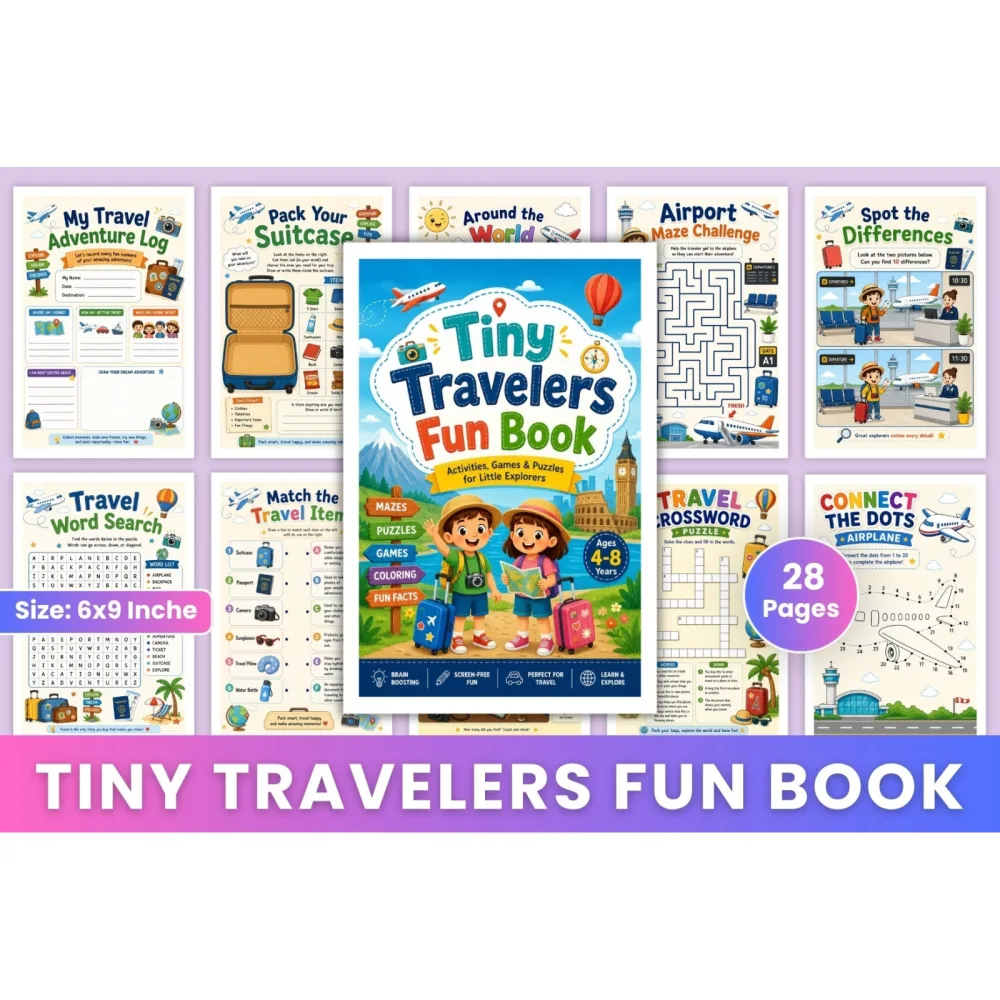 Tiny Travelers Fun Book
