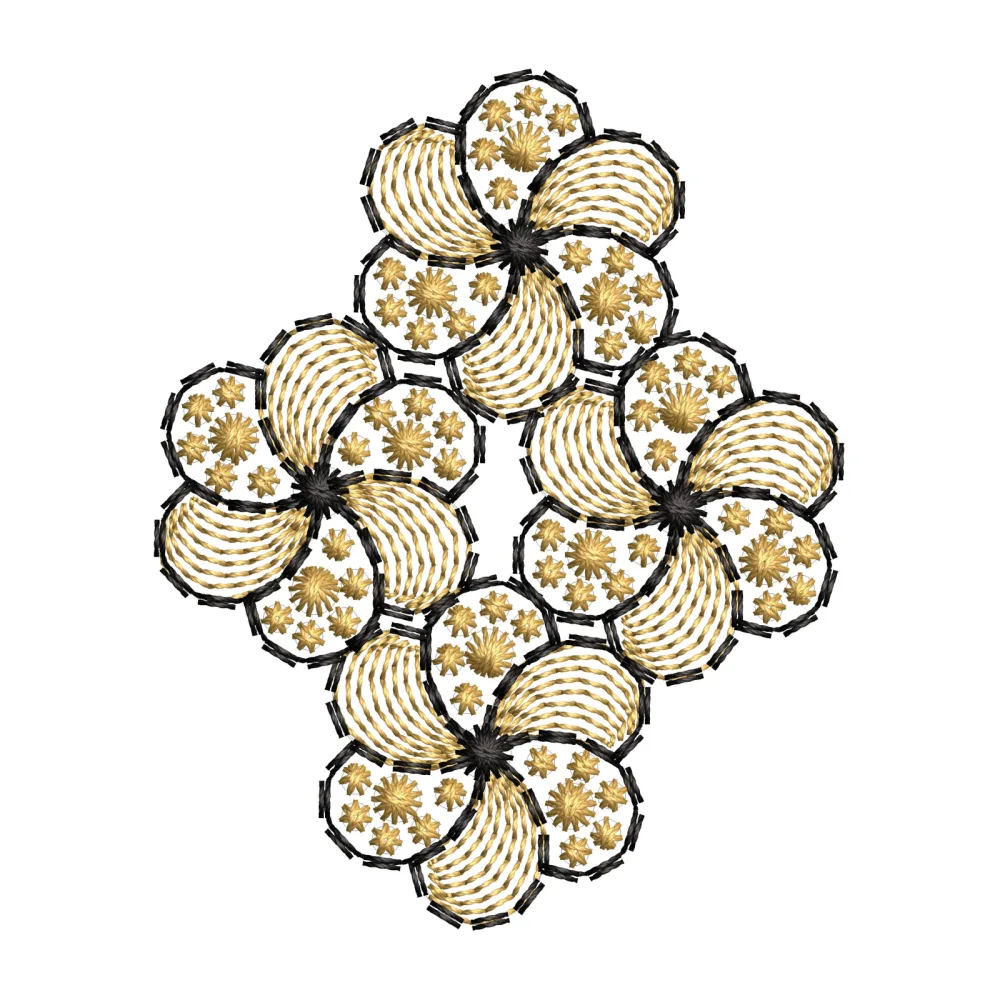 Glow Stitch Embroidery Design