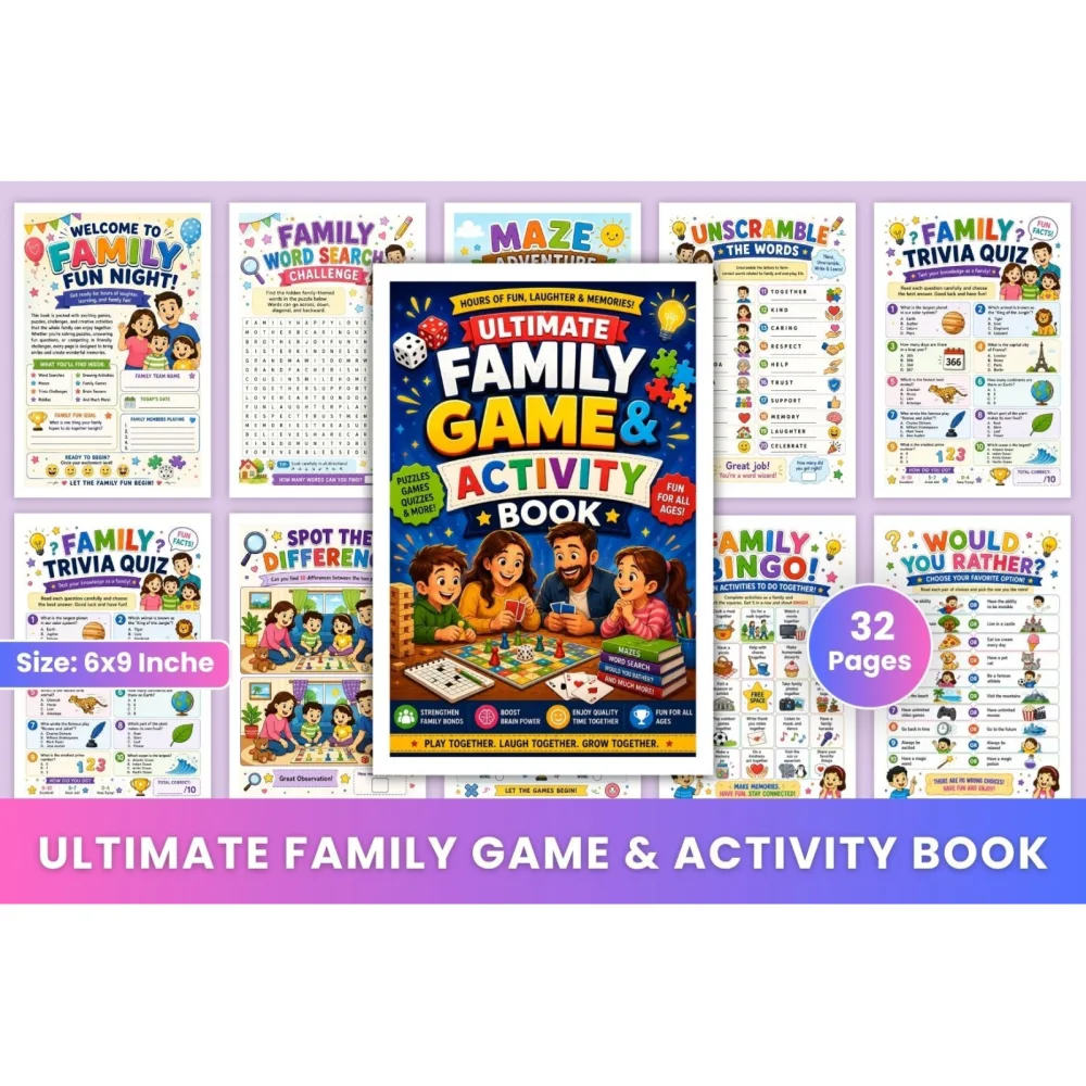Ultimate Family Game Activity Book
