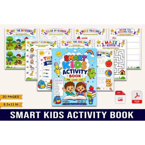 Smart Kids Activity Book