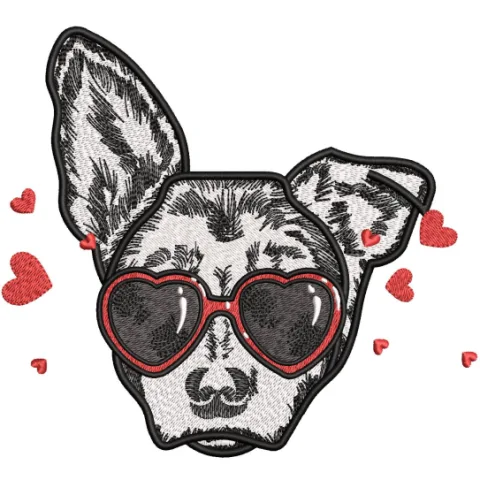 Dog Embroidery Design