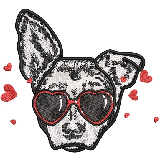 Dog Embroidery Design