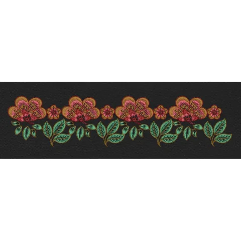 Floral Lace Rose Embroidery Design