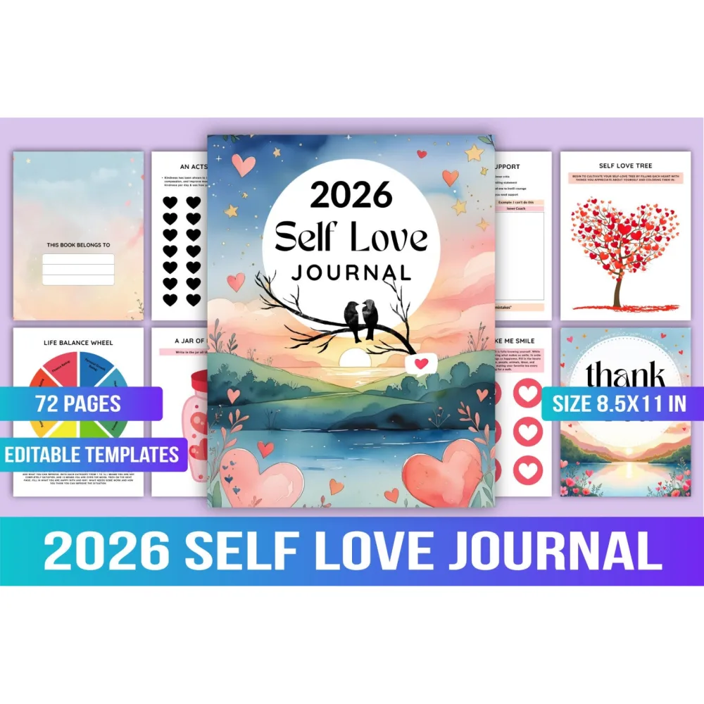 Self Love Journal for Personal Growth