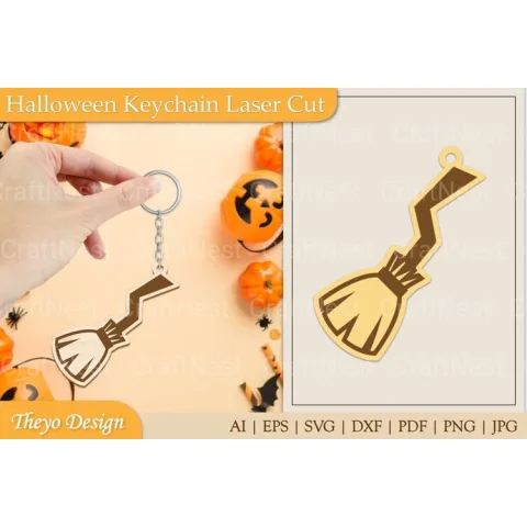 Halloween Keychain SVG Bundle