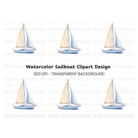 Sailboat Clipart Bundle