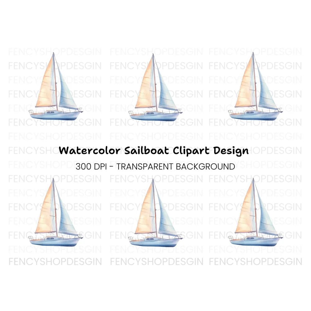 Sailboat Clipart Bundle