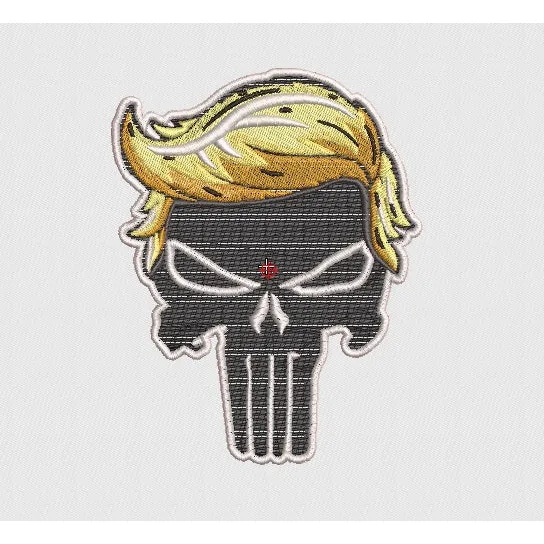 Skull Embroidery Design