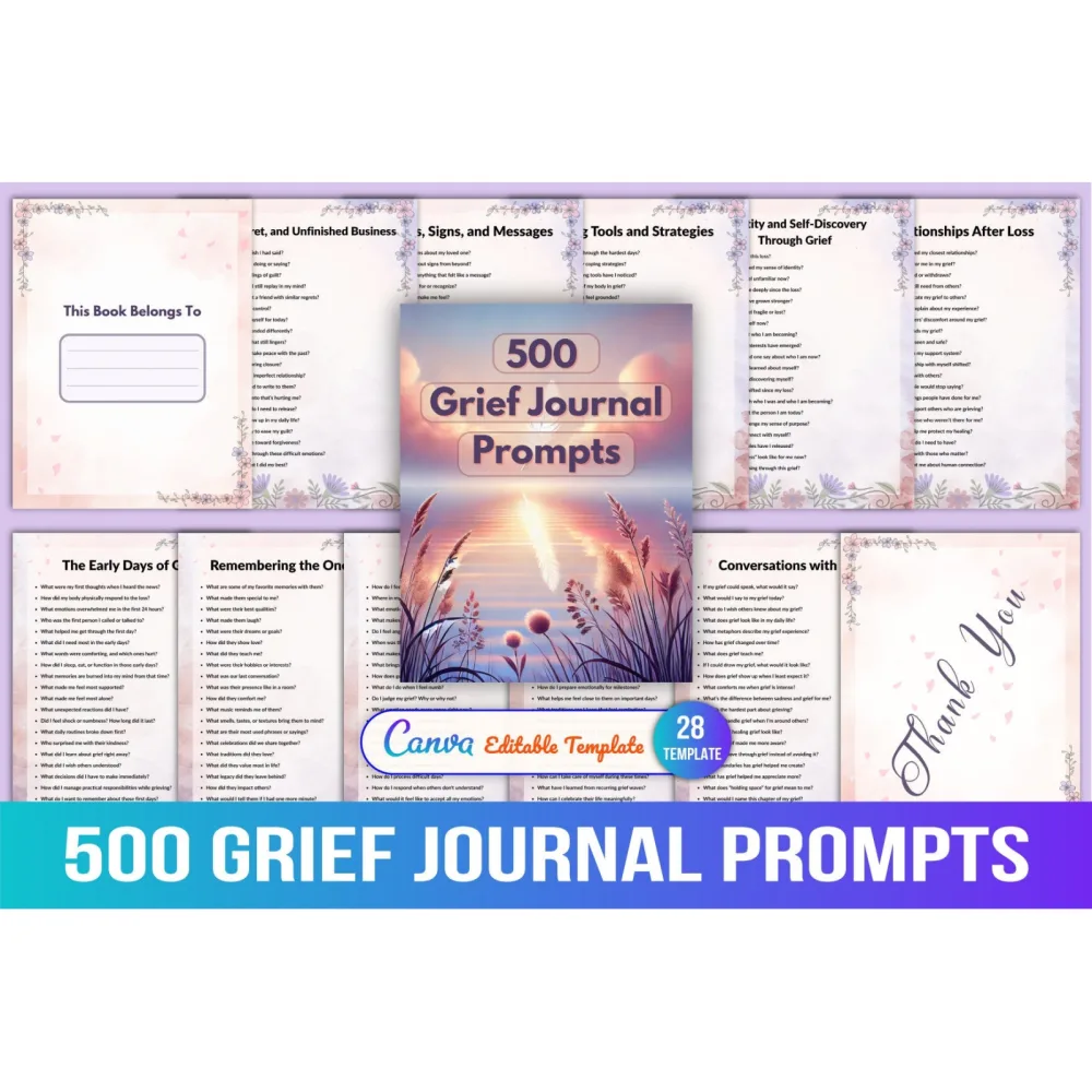 Grief Prompts for Healing and Reflection