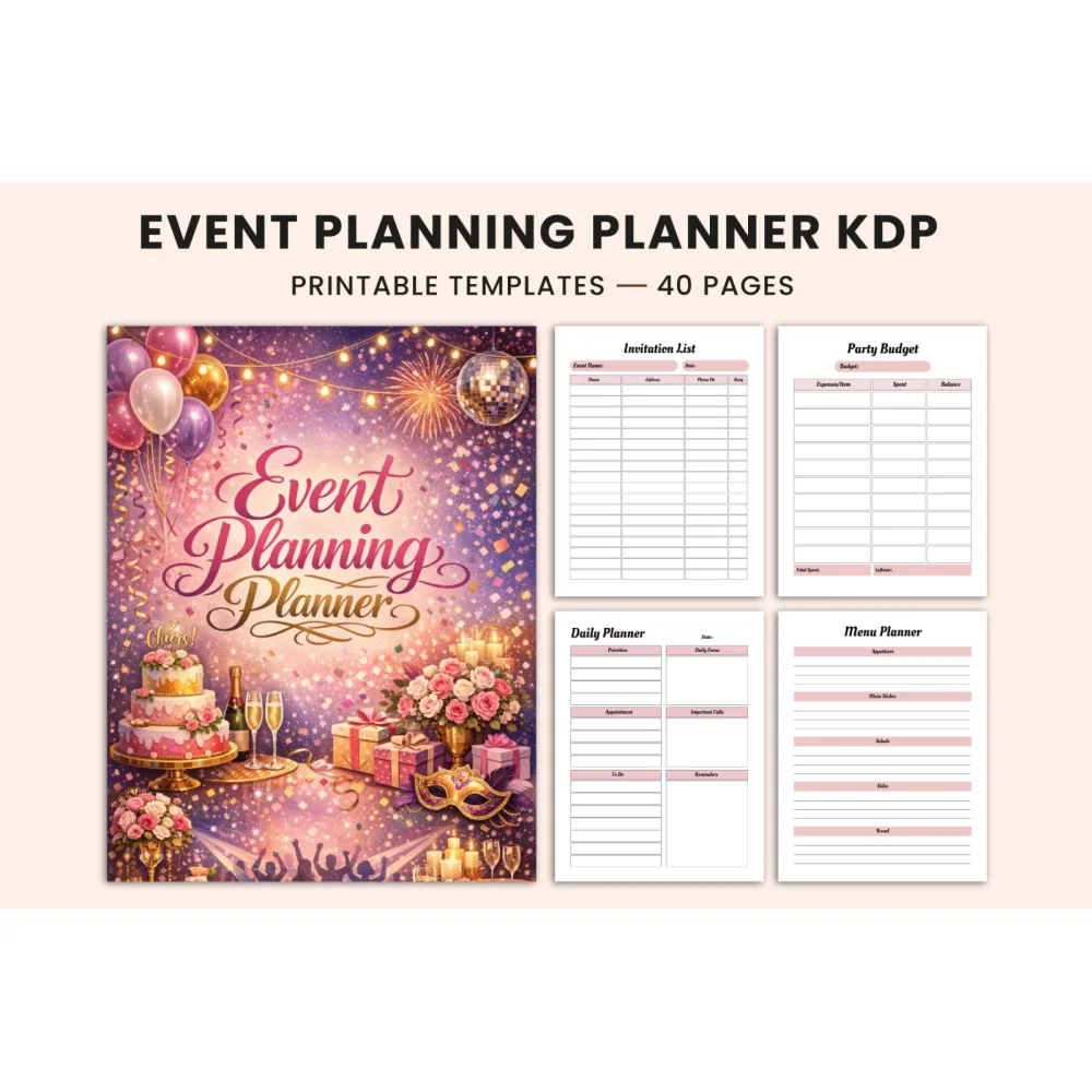 Party Event Planning Planner