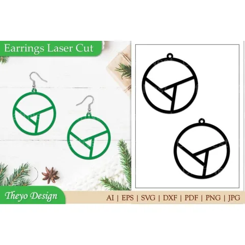 Earrings Laser Cut SVG Bundle