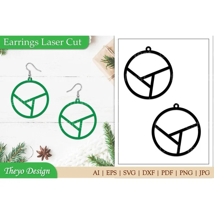 Earrings Laser Cut SVG Bundle
