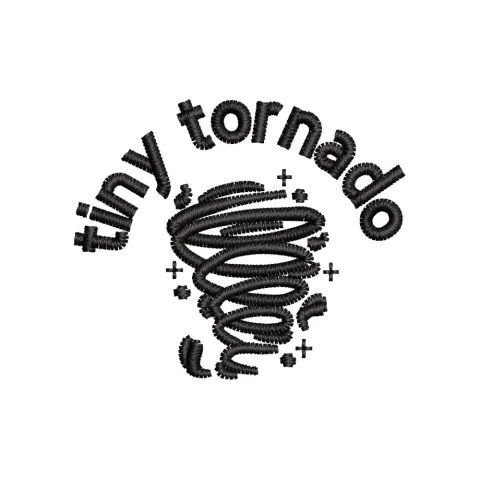 Tiny Tornado Embroidery Design