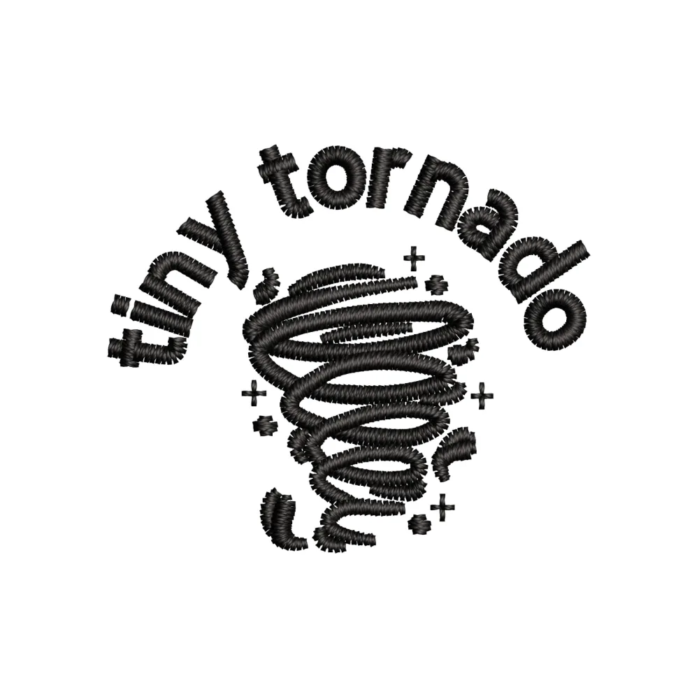 Tiny Tornado Embroidery Design