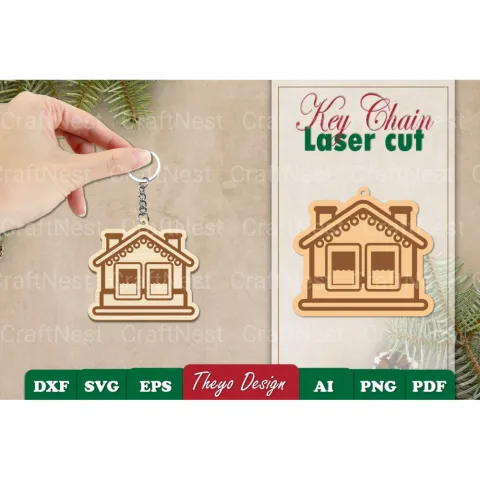 Christmas Keychain SVG Bundle