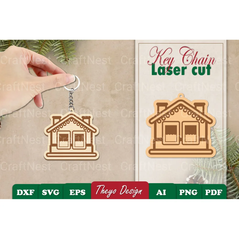 Christmas Keychain SVG Bundle