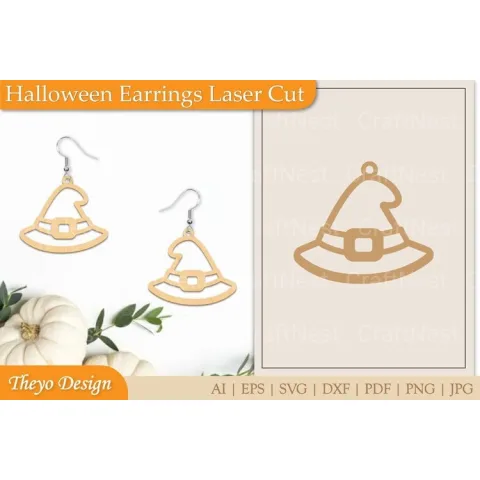 Halloween Earrings SVG Bundle