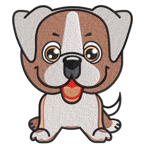 Dog Embroidery Design