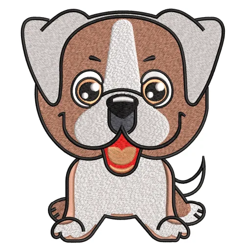 Dog Embroidery Design