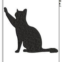 Cat Embroidery Design