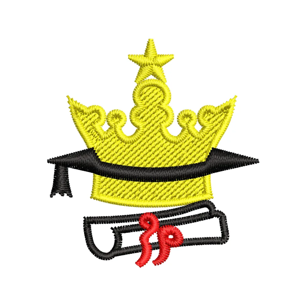 Leading Star Embroidery Design