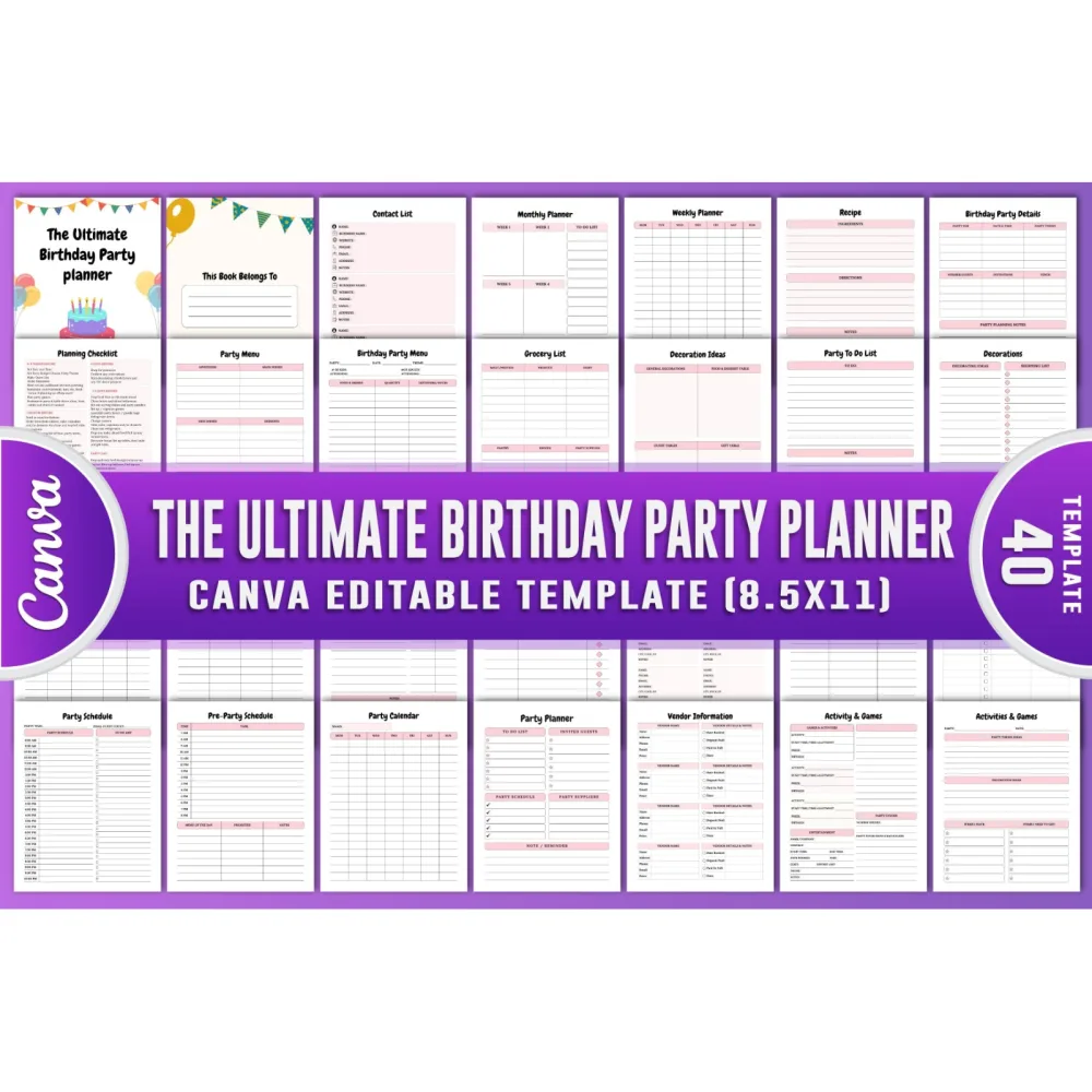 The Ultimate Birthday Party Planner
