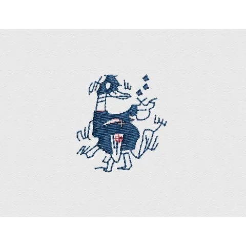 Duck Embroidery Design