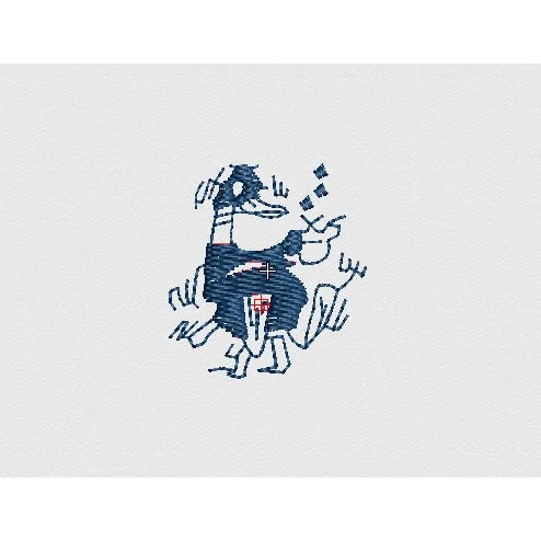 Duck Embroidery Design