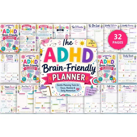 The Adhd Brain Friendly Planner