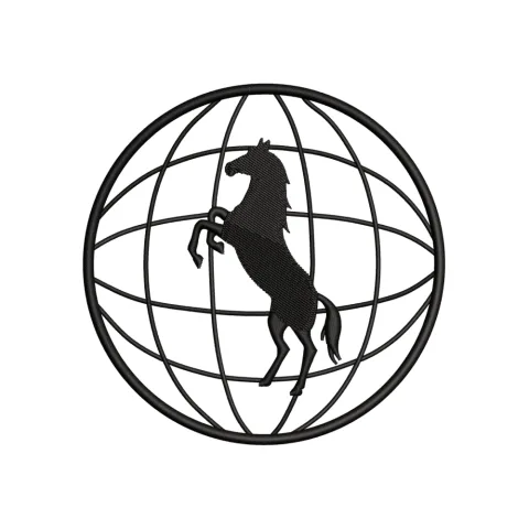 Word Of Horse Embroidery Design