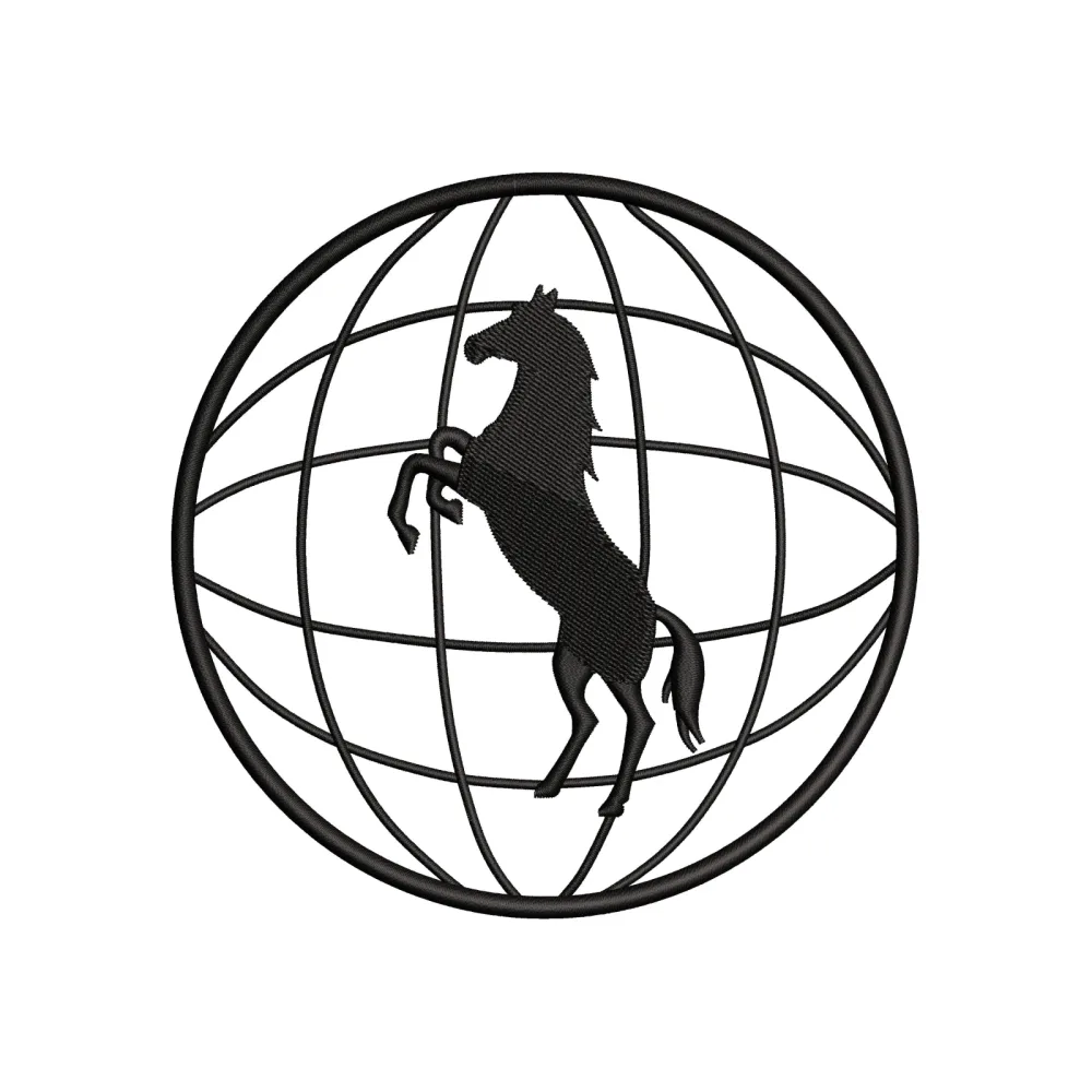 Word Of Horse Embroidery Design