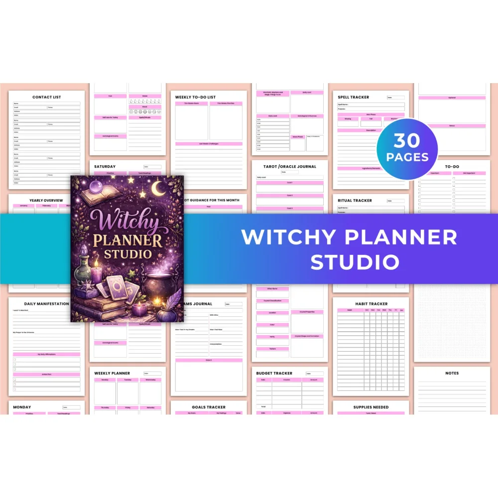 Witchy Studio Planner