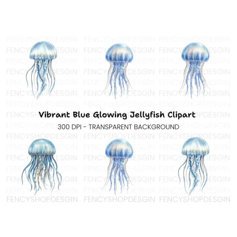 Jellyfish Clipart Bundle