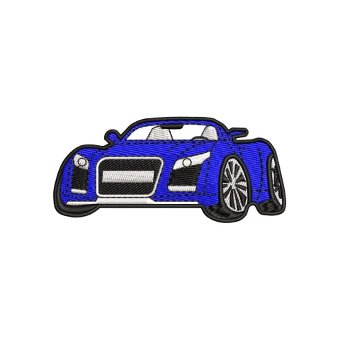 Luxury Car Embroidery Design