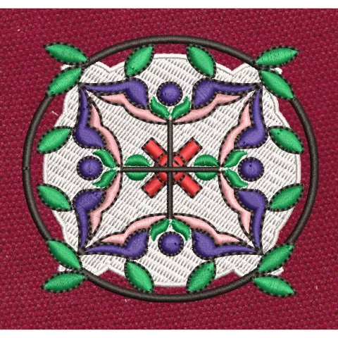 Folk Art Embroidery Design