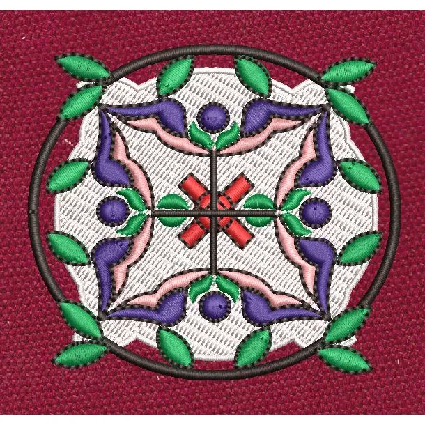 Folk Art Embroidery Design